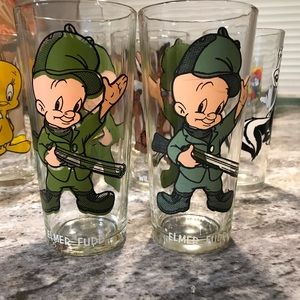 Warner bro’s vintage 1973 Elmer Fudd glass cup